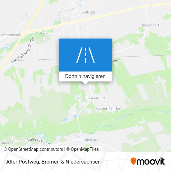 Alter Postweg Karte
