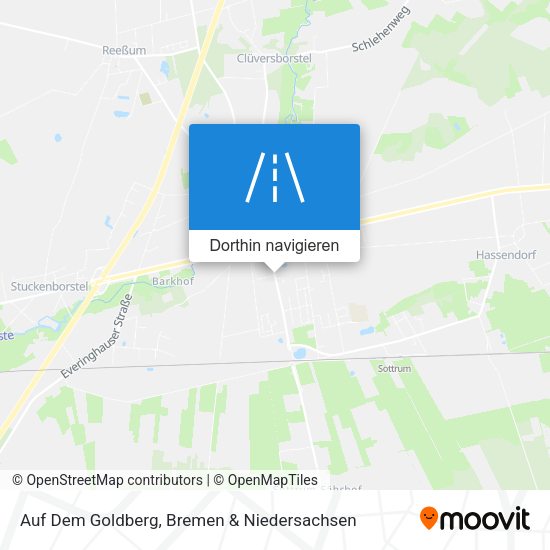 Auf Dem Goldberg Karte