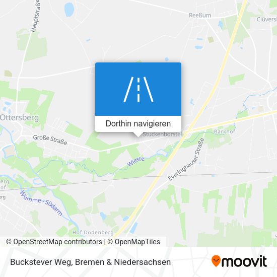 Buckstever Weg Karte