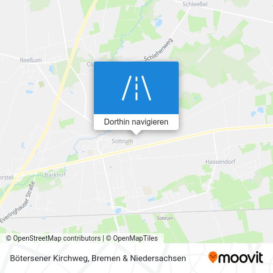 Bötersener Kirchweg Karte