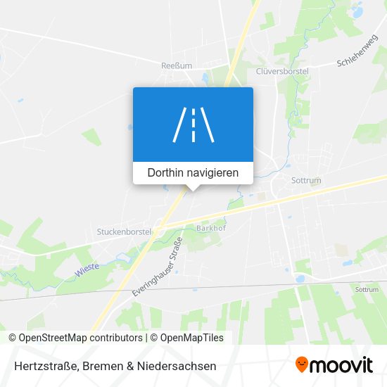 Hertzstraße Karte
