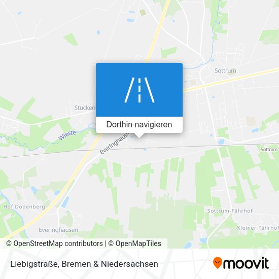Liebigstraße Karte