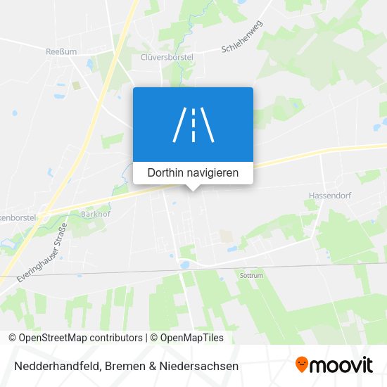 Nedderhandfeld Karte