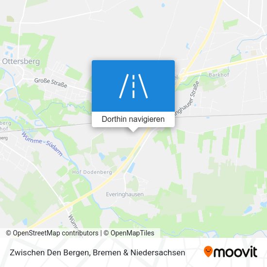 Zwischen Den Bergen Karte