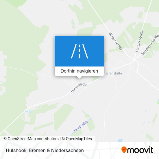 Hülshook Karte