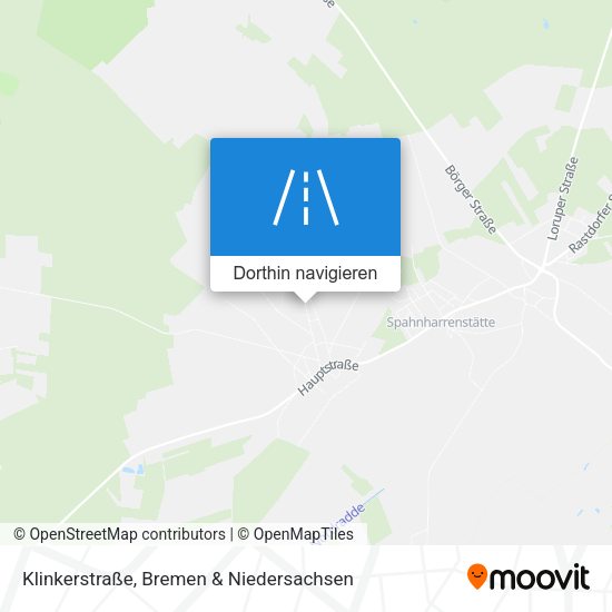 Klinkerstraße Karte