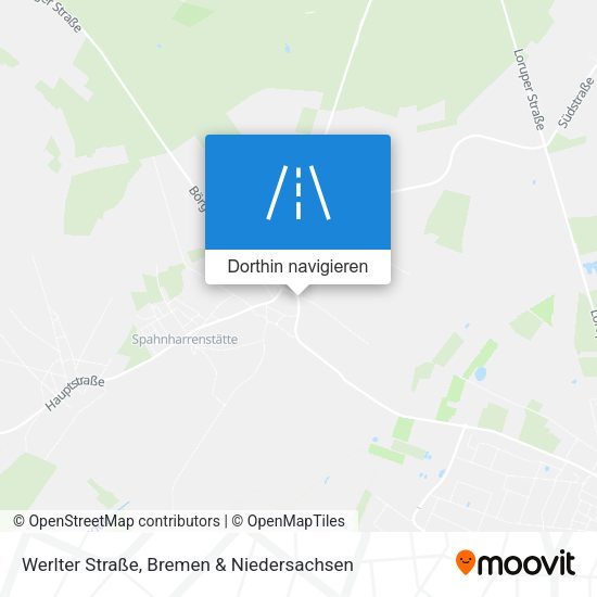 Werlter Straße Karte