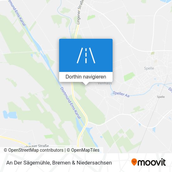 An Der Sägemühle Karte