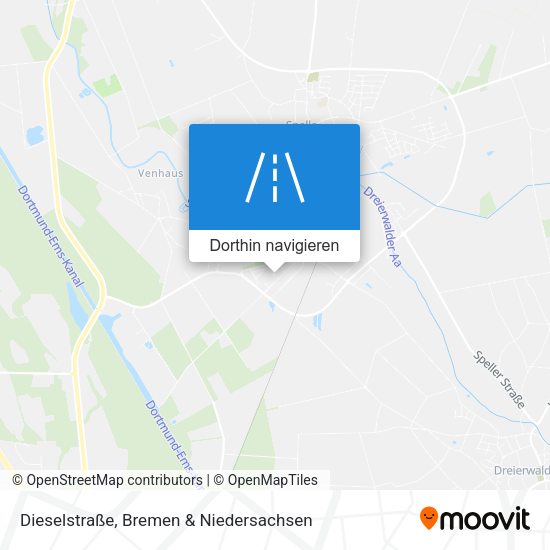 Dieselstraße Karte