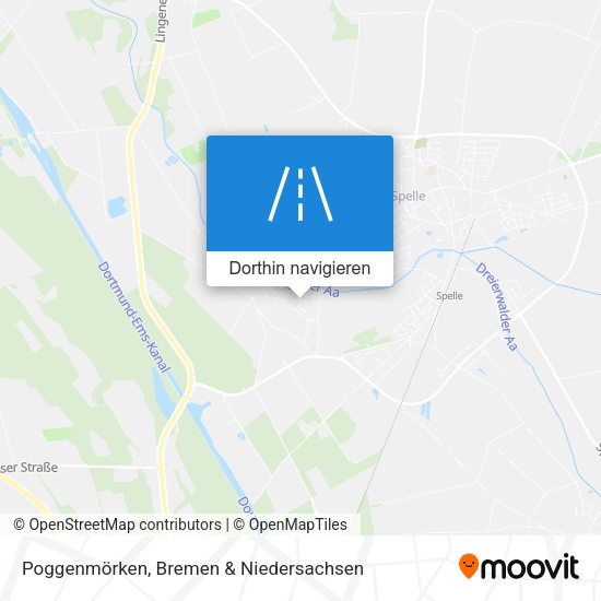 Poggenmörken Karte