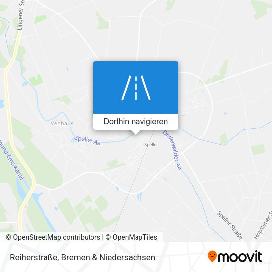 Reiherstraße Karte