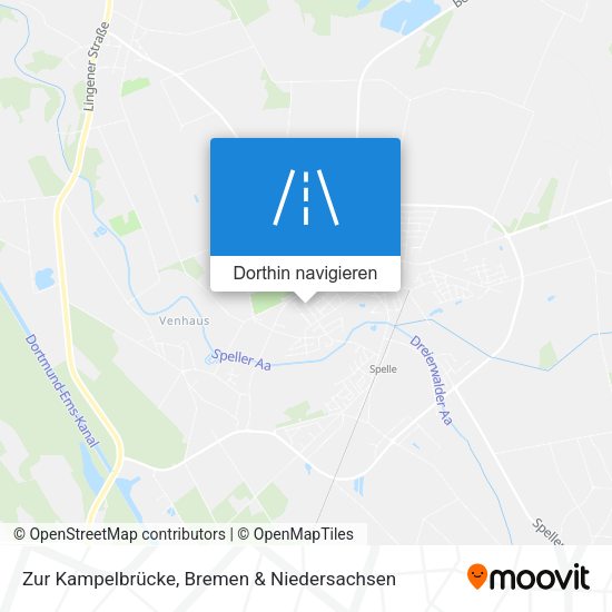 Zur Kampelbrücke Karte