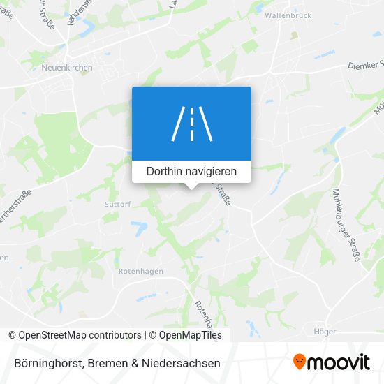 Börninghorst Karte