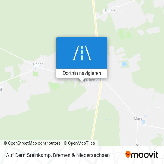 Auf Dem Steinkamp Karte