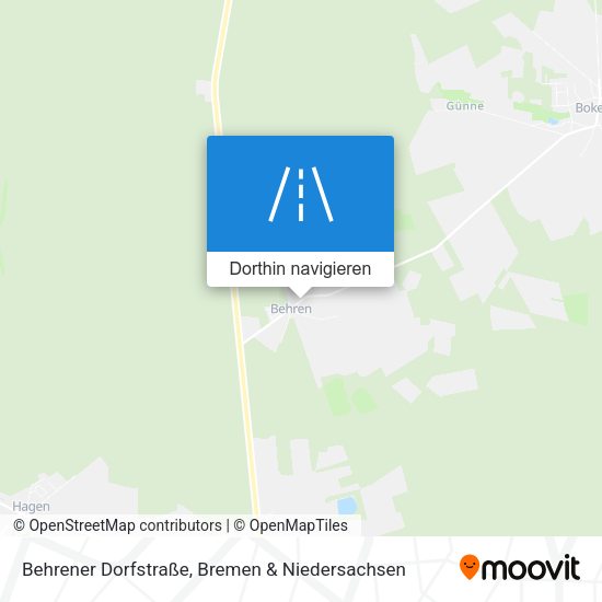 Behrener Dorfstraße Karte