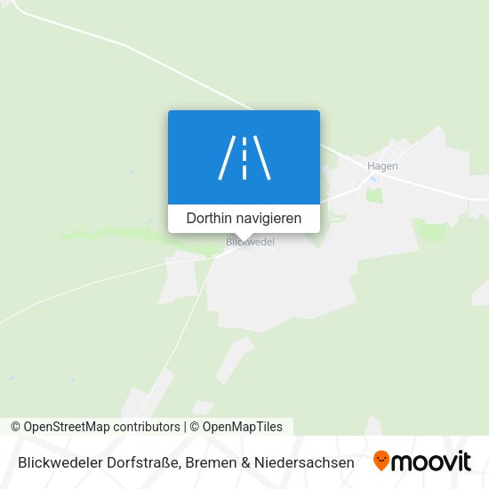 Blickwedeler Dorfstraße Karte