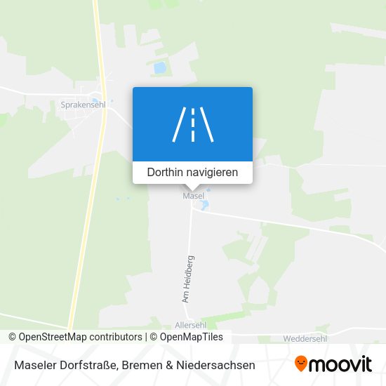 Maseler Dorfstraße Karte