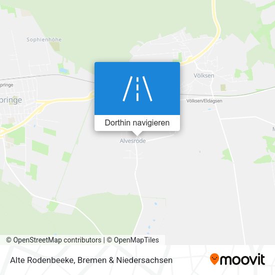 Alte Rodenbeeke Karte
