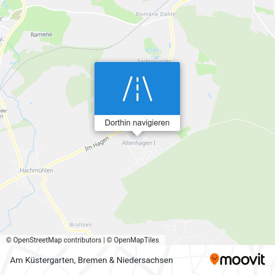 Am Küstergarten Karte