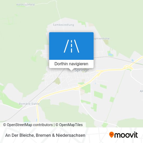 An Der Bleiche Karte