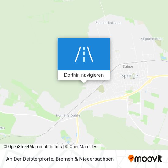 An Der Deisterpforte Karte