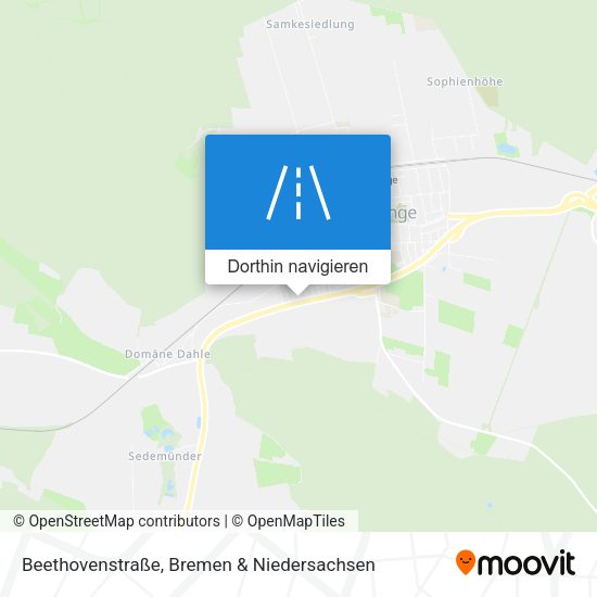 Beethovenstraße Karte