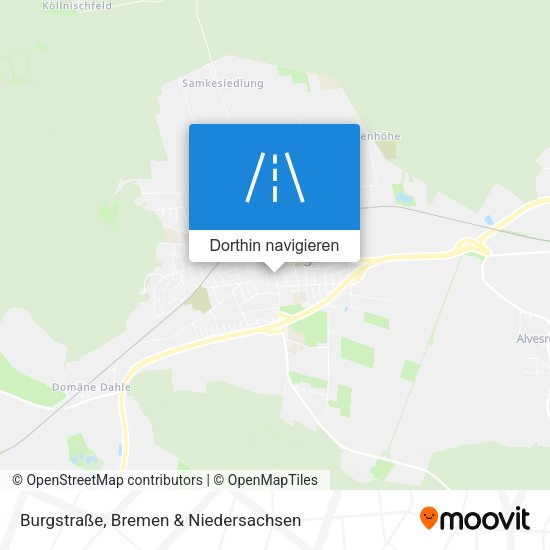 Burgstraße Karte