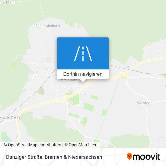 Danziger Straße Karte
