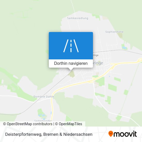 Deisterpfortenweg Karte