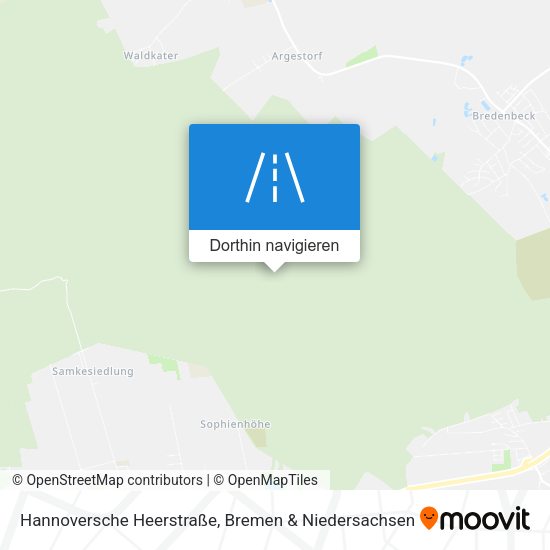 Hannoversche Heerstraße Karte