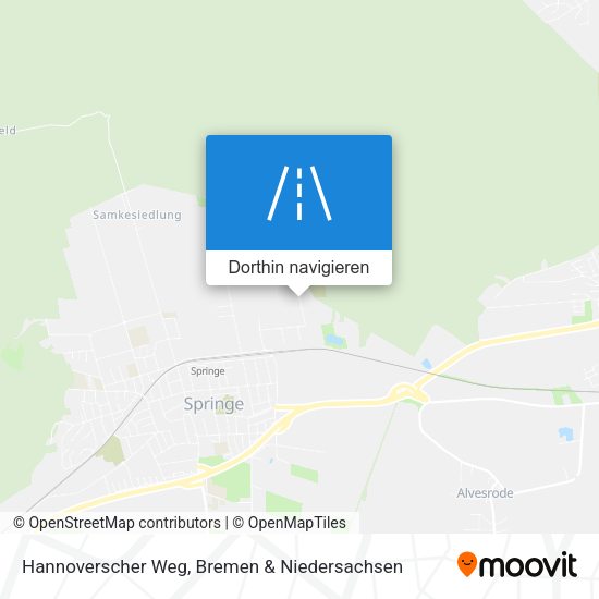 Hannoverscher Weg Karte