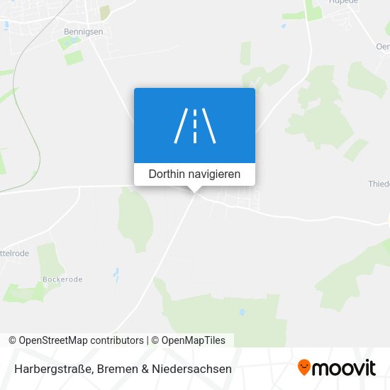 Harbergstraße Karte