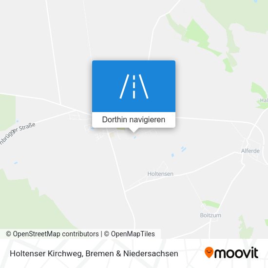 Holtenser Kirchweg Karte