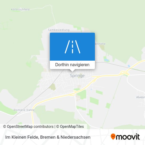 Im Kleinen Felde Karte