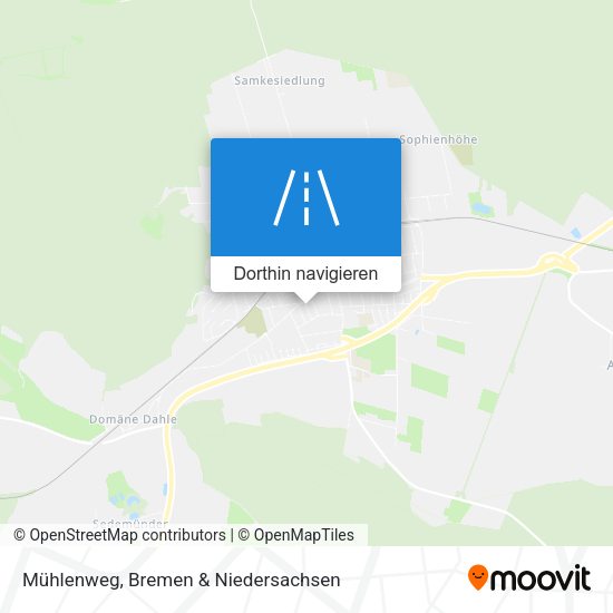 Mühlenweg Karte