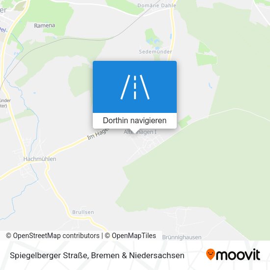 Spiegelberger Straße Karte