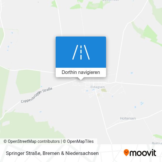 Springer Straße Karte