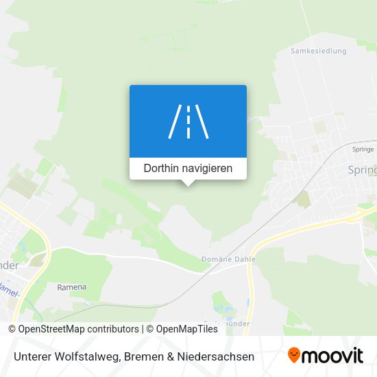 Unterer Wolfstalweg Karte