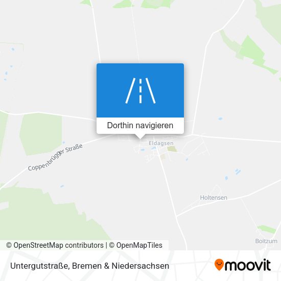 Untergutstraße Karte