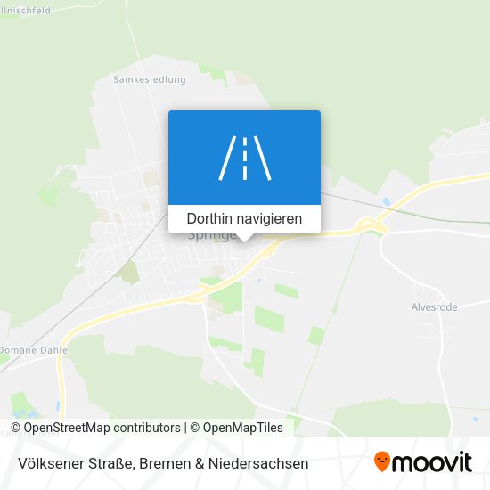 Völksener Straße Karte