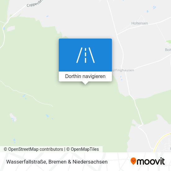 Wasserfallstraße Karte
