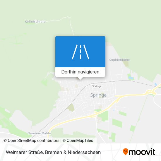 Weimarer Straße Karte