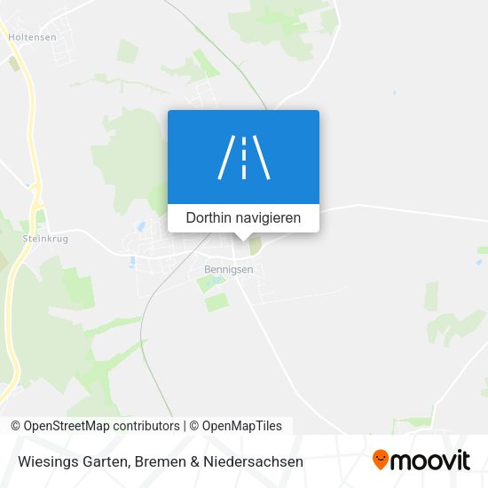 Wiesings Garten Karte