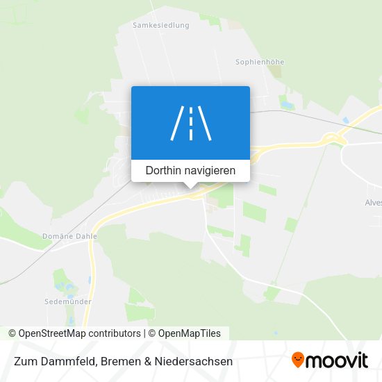 Zum Dammfeld Karte