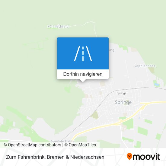 Zum Fahrenbrink Karte