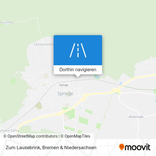 Zum Lausebrink Karte