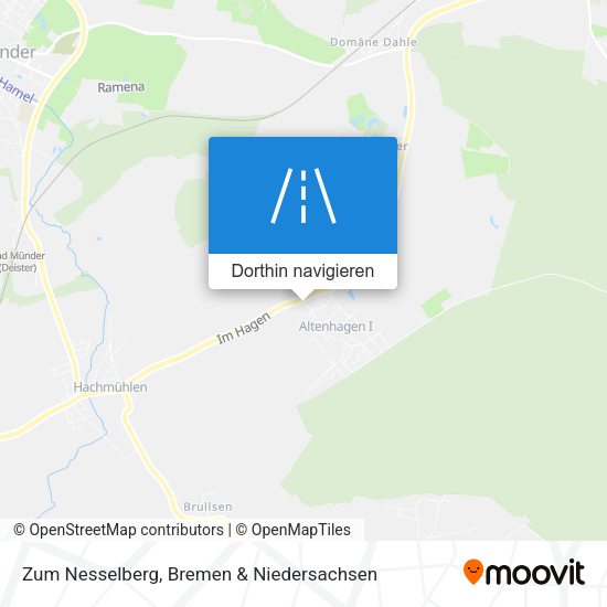 Zum Nesselberg Karte