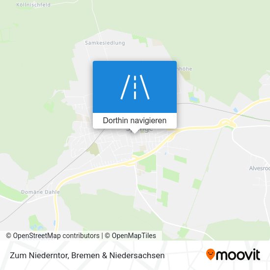 Zum Niederntor Karte