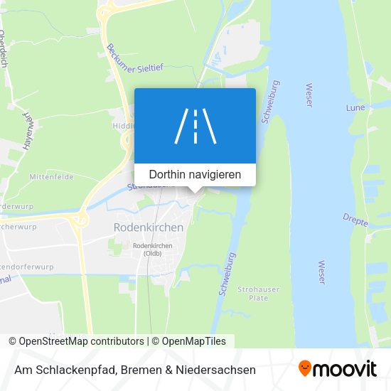 Am Schlackenpfad Karte