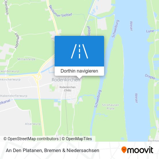 An Den Platanen Karte